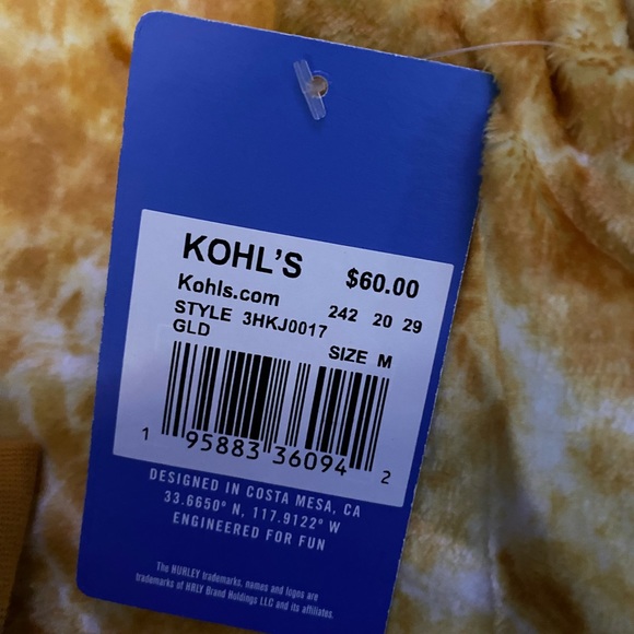 NWT HURLEY Velour Sweatshirt and Joggers Small Medium - Picture 10 of 11